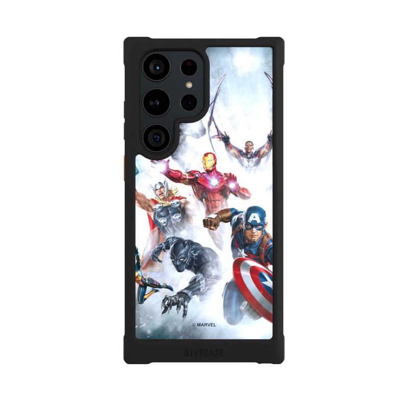 Galaxy S23 Ultra NIVOmax Les Avengers vous sautent dessus