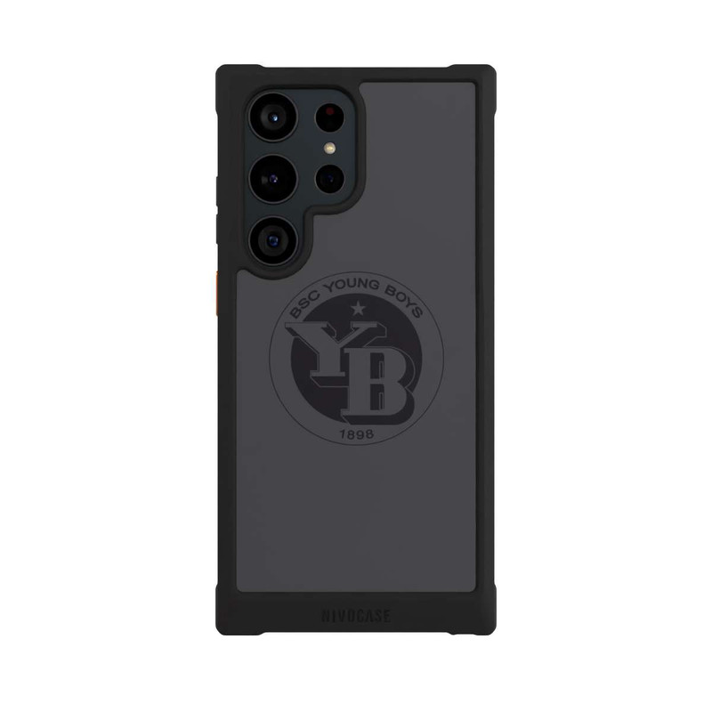 Galaxy S23 Ultra NIVOmax BSC YB Logo Gris