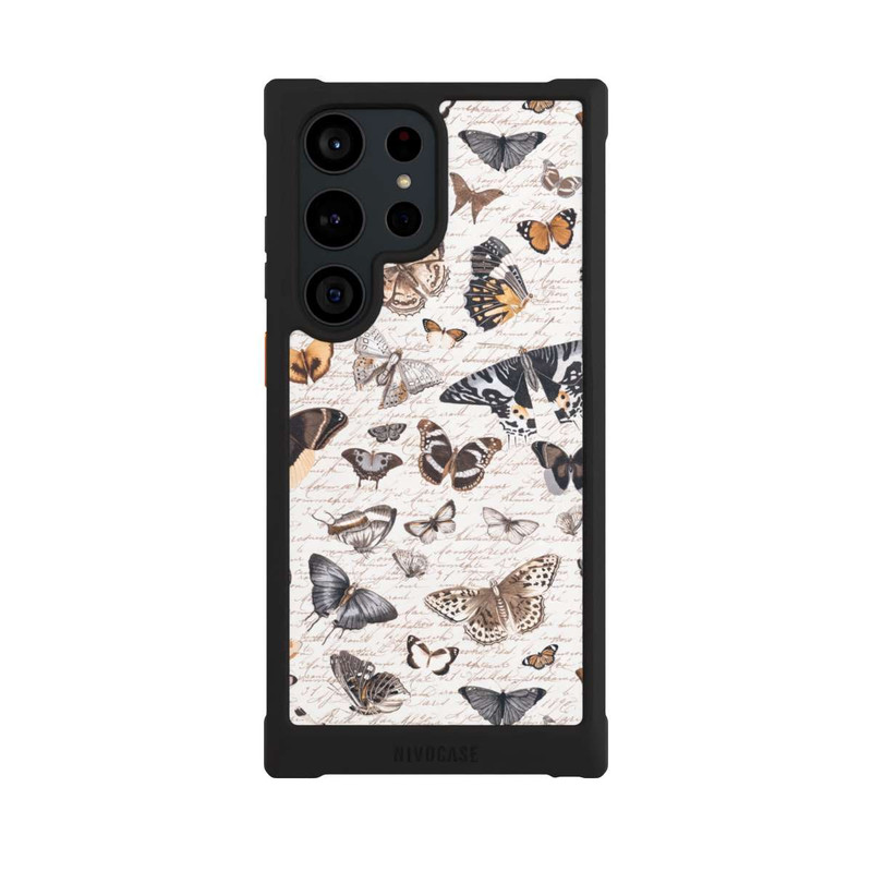 Galaxy S23 Ultra NIVOmax Schmetterling Muster Boho
