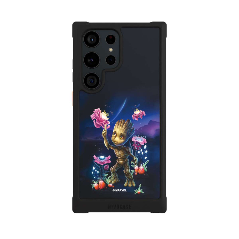 Galaxy S23 Ultra NIVOmax Baby Groot Blumen