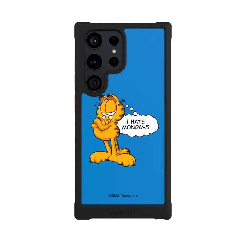 Galaxy S23 Ultra NIVOmax Garfield I Hate Mondays Blue