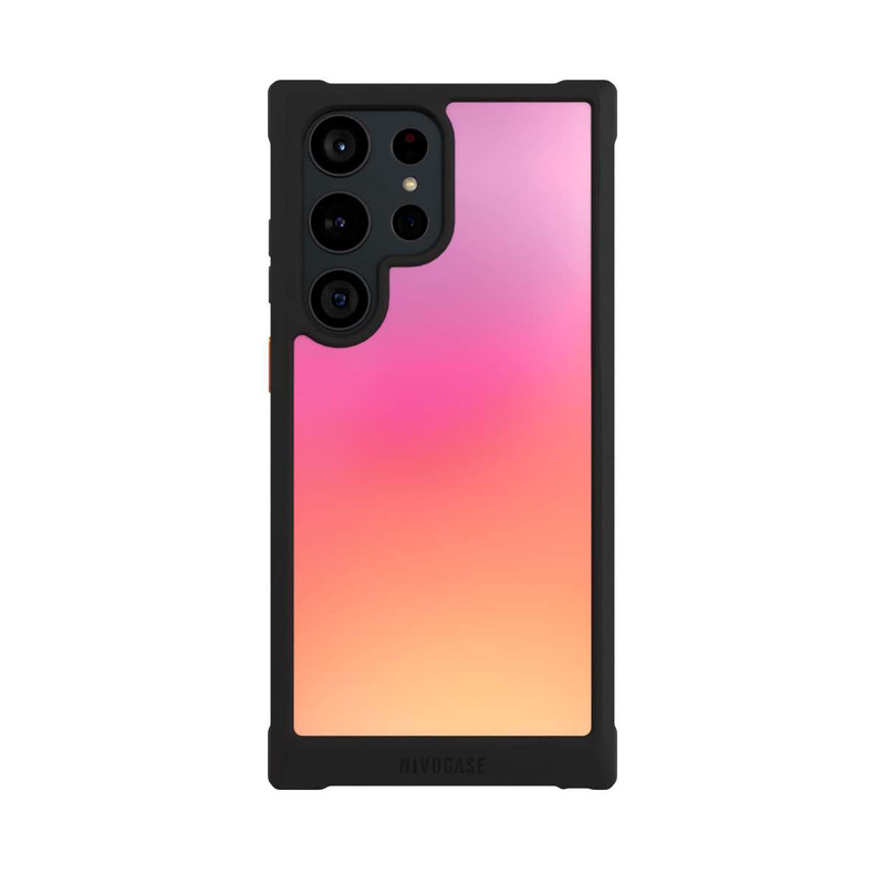 Galaxy S23 Ultra NIVOmax Pastell Pink Glitch