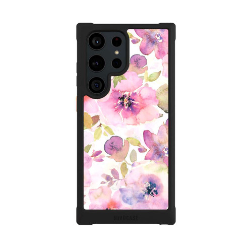 Samsung Galaxy S23 Ultra NIVOmax Tapete mit rosa Blumen