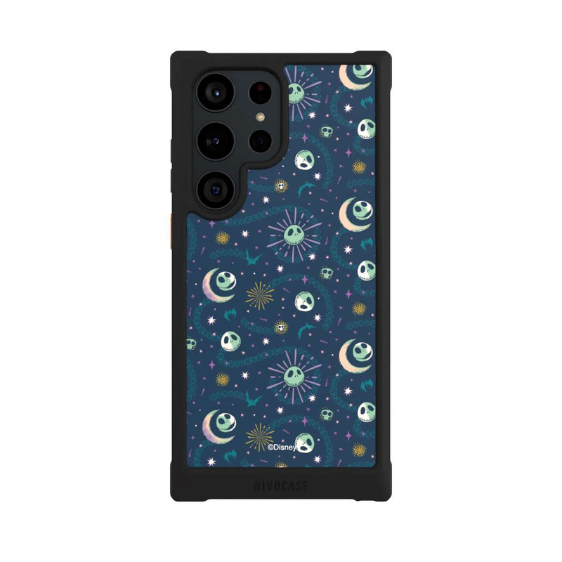 Galaxy S23 Ultra NIVOmax Nightmare Before Christmas Jack Skellington Pattern Moon