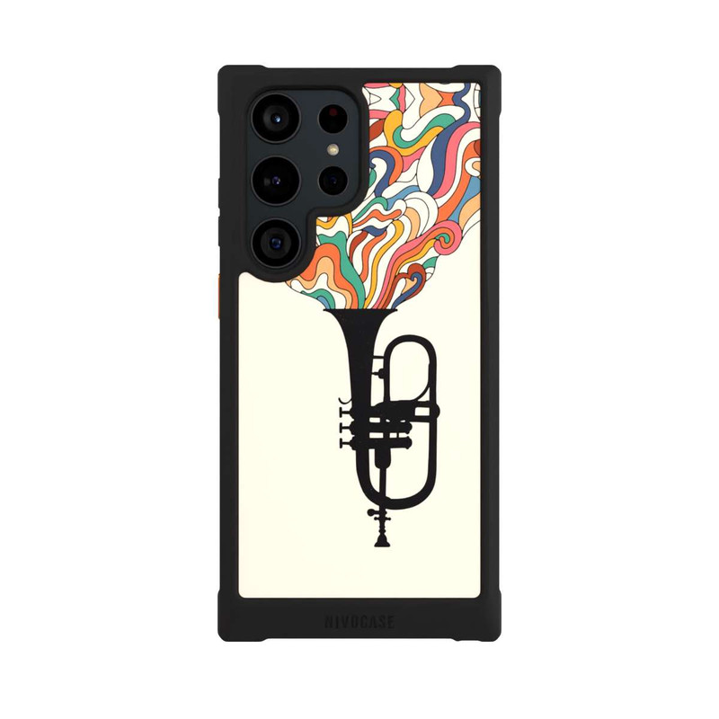 Galaxy S23 Ultra NIVOmax Flügelhorn Jazz bunt