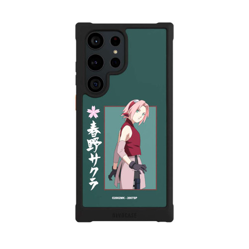 Samsung Galaxy S23 Ultra NIVOmax Sakura Grüner Hintergrund