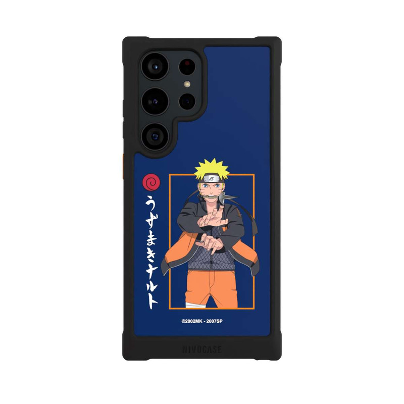 Galaxy S23 Ultra NIVOmax Naruto Kampfposition Blau