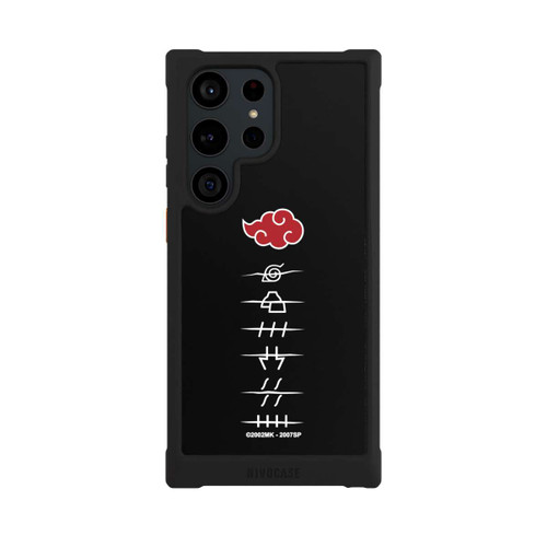 Samsung Galaxy S23 Ultra NIVOmax Akatsuki Mitglieder Symbole Schwarz