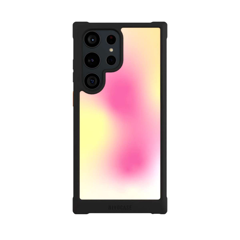 Galaxy S23 Ultra NIVOmax Aura jaune rose