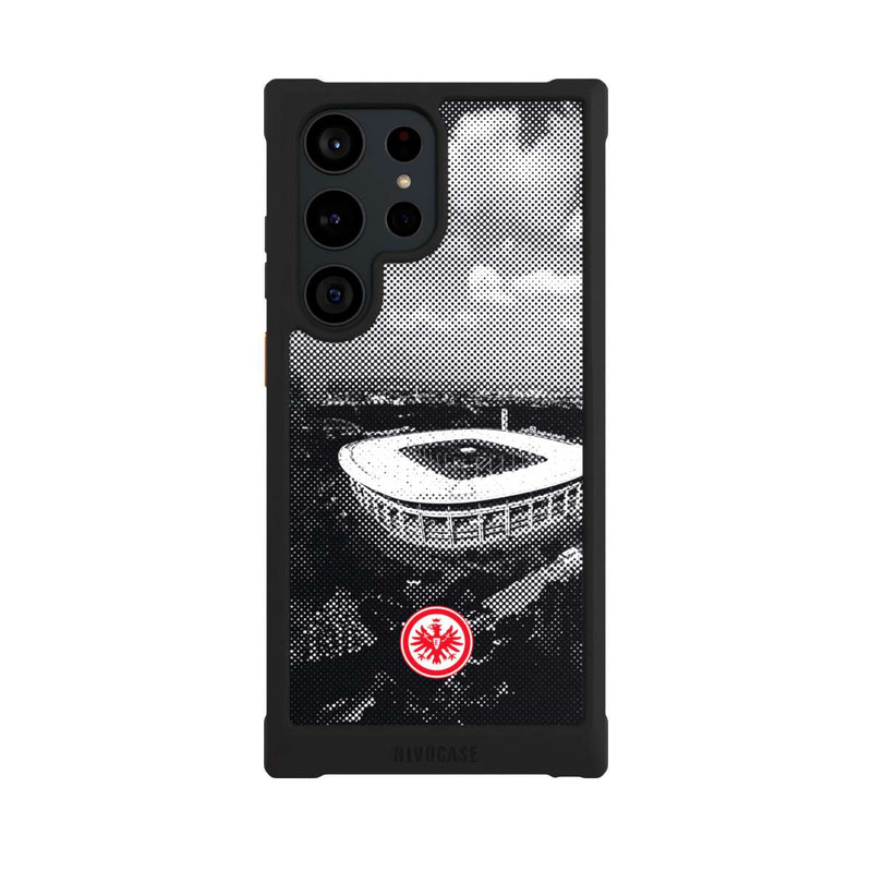 Galaxy S23 Ultra NIVOmax SGE Stadion Schwarz Weiß