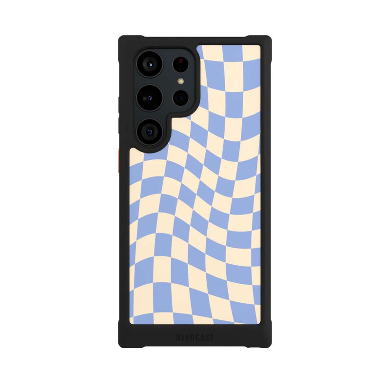 Galaxy S23 Ultra NIVOmax Blue chessboard