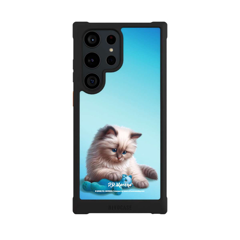 Galaxy S23 Ultra NIVOmax Cuddling Cat