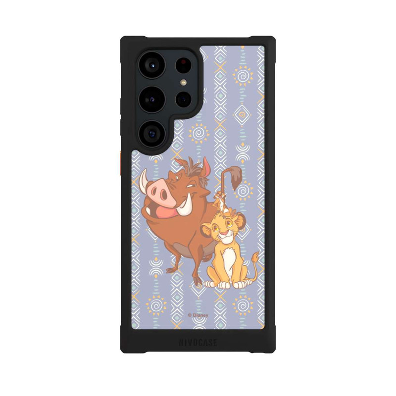 Galaxy S23 Ultra NIVOmax Simba Timon and Pumbaa