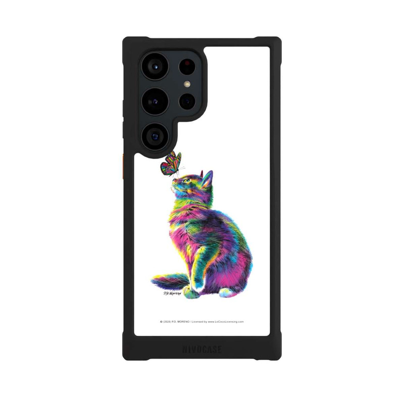 Galaxy S23 Ultra NIVOmax Katze verspielt