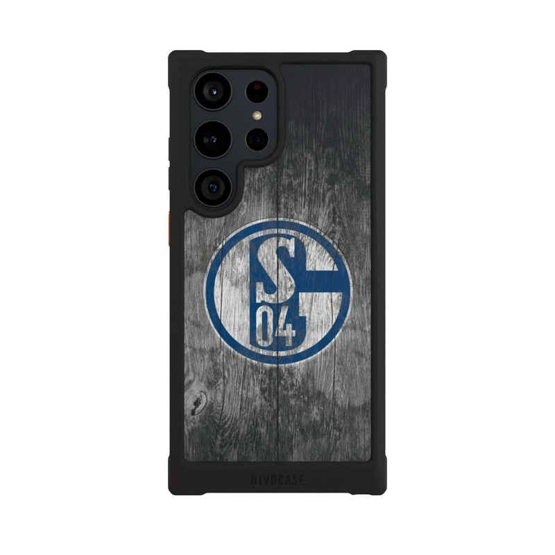 Galaxy S23 Ultra NIVOmax Schalke 04 Holz Look