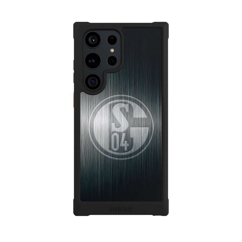 Galaxy S23 Ultra NIVOmax Schalke 04 Metall Look