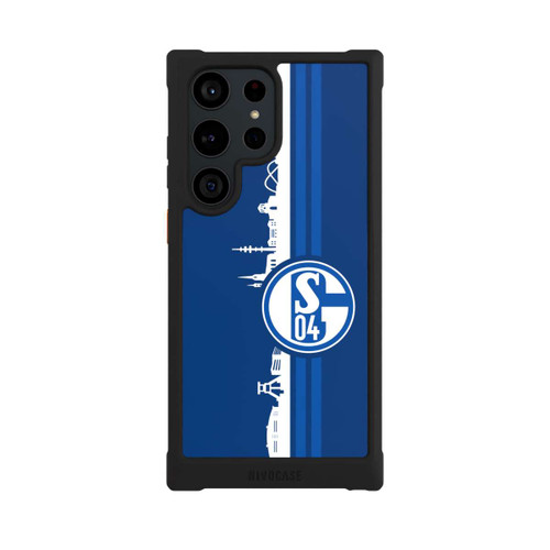 Samsung Galaxy S23 Ultra NIVOmax Schalke 04 Skyline Blau