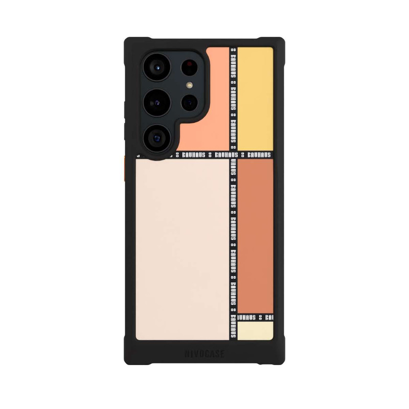 Galaxy S23 Ultra NIVOmax Bauhaus Squares-Pastel