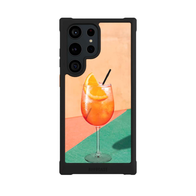 Galaxy S23 Ultra NIVOmax Cocktail Orange Green