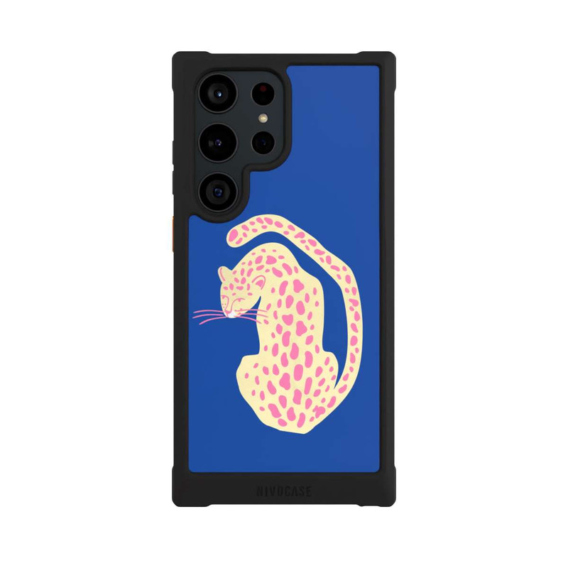 Galaxy S23 Ultra NIVOmax Blue Pink Cat