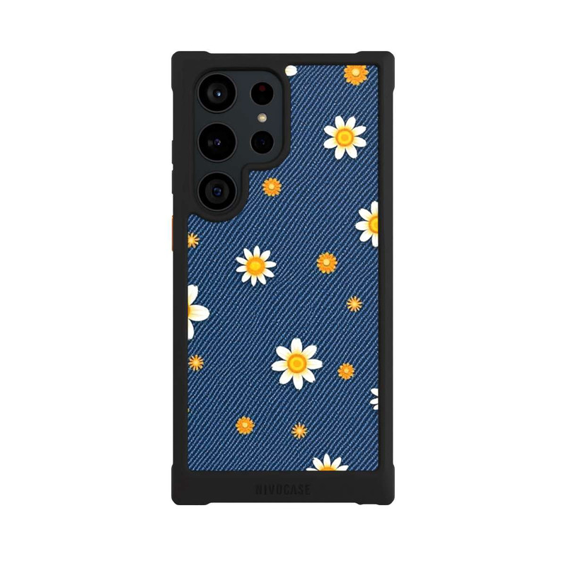 Galaxy S23 Ultra NIVOmax Jeans Flowers with AI