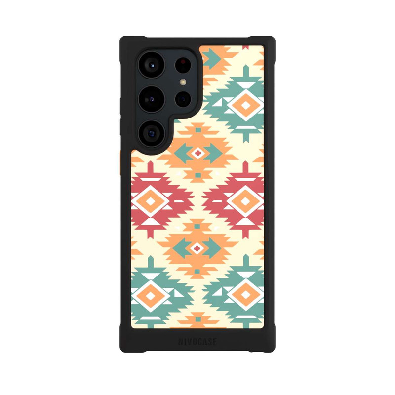 Galaxy S23 Ultra NIVOmax Modern Tribal Boho Aztec Geometric Design 1