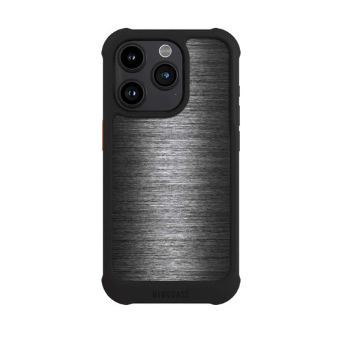 Apple iPhone 15 Pro NIVOmax Metal Look - Anthrazit