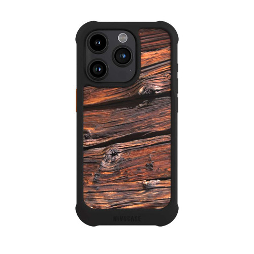 Apple iPhone 15 Pro NIVOmax Verwitterte Holzplanken