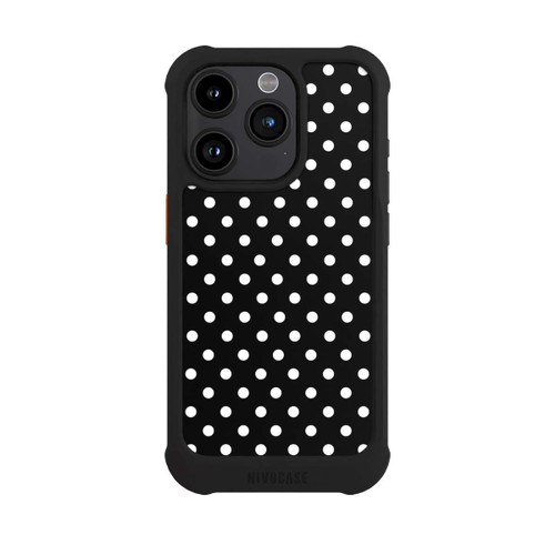 Apple iPhone 15 Pro NIVOmax Confettis blancs sur fond noir