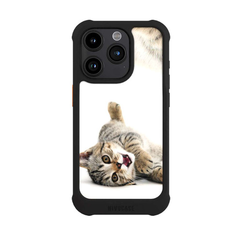 Apple iPhone 15 Pro NIVOmax Cat Rolling around