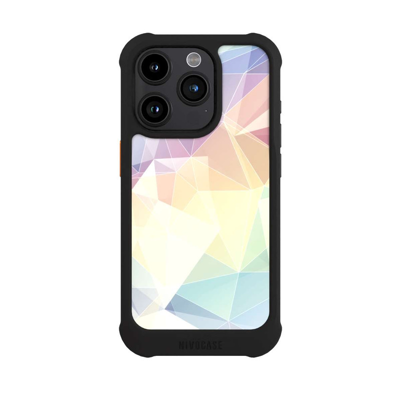 iPhone 15 Pro NIVOmax Cristaux en Pastel