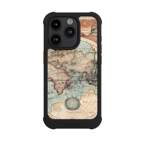 Apple iPhone 15 Pro NIVOmax Vintage Weltkarte