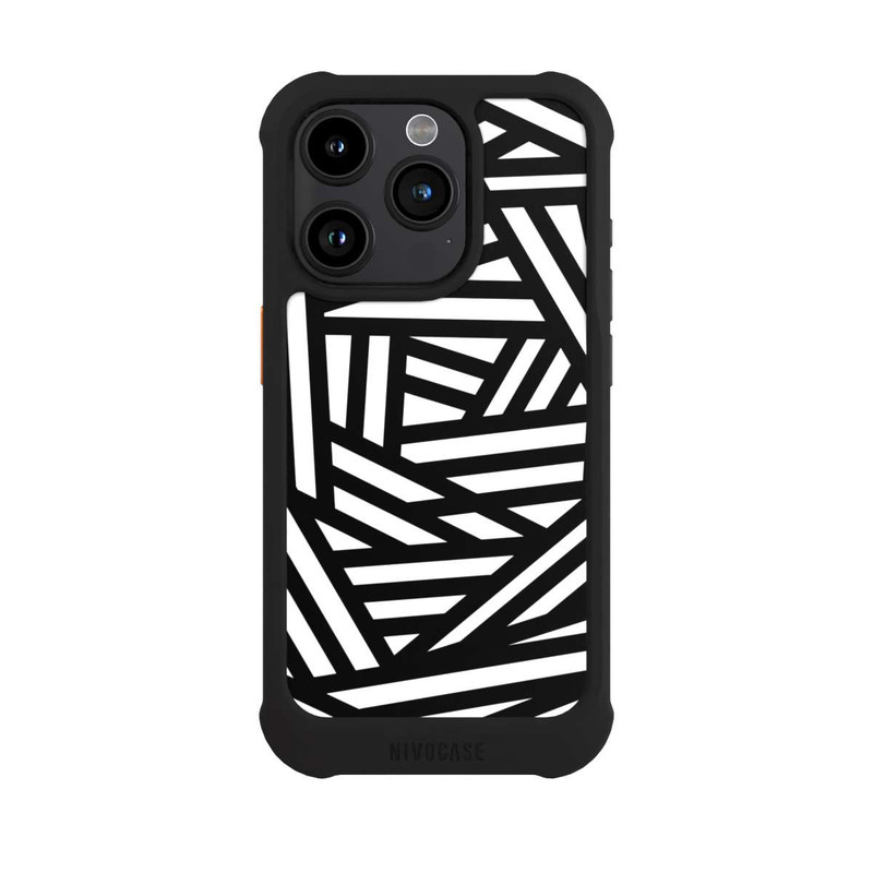 iPhone 15 Pro NIVOmax Einfach schwarz und weiß1