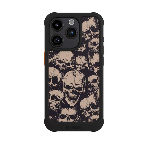 Apple iPhone 15 Pro NIVOmax Crânes d'Halloween