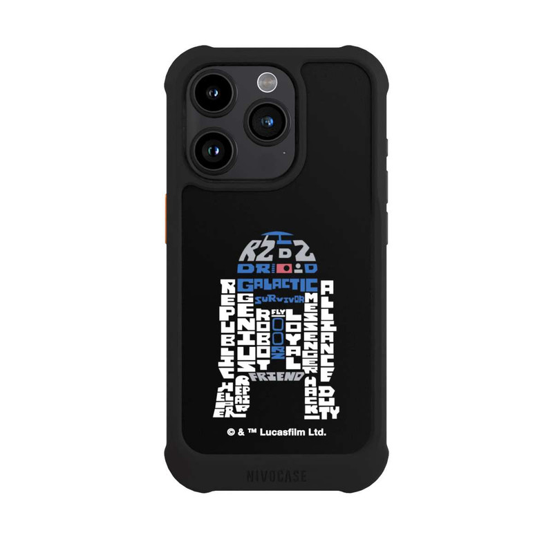 iPhone 15 Pro NIVOmax R2-D2 Typo Graphic