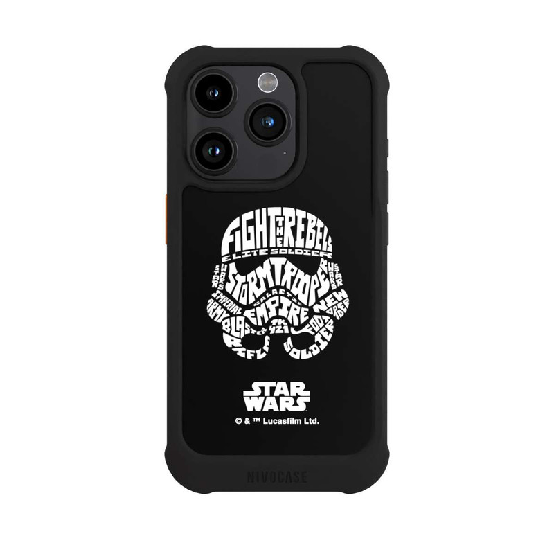 iPhone 15 Pro NIVOmax Storm Trooper Typo Graphique
