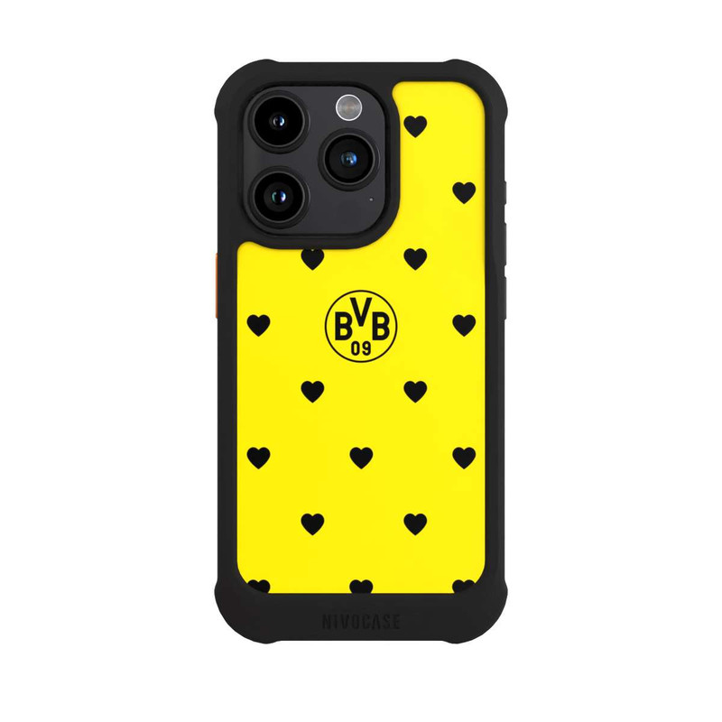 iPhone 15 Pro NIVOmax BVB Herzen