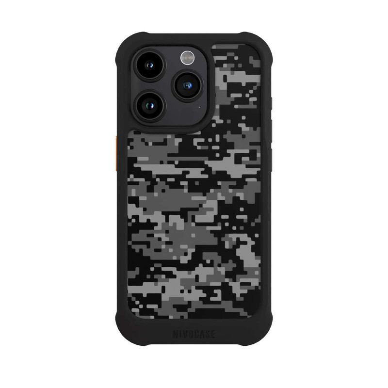 iPhone 15 Pro NIVOmax Pixel Camouflage