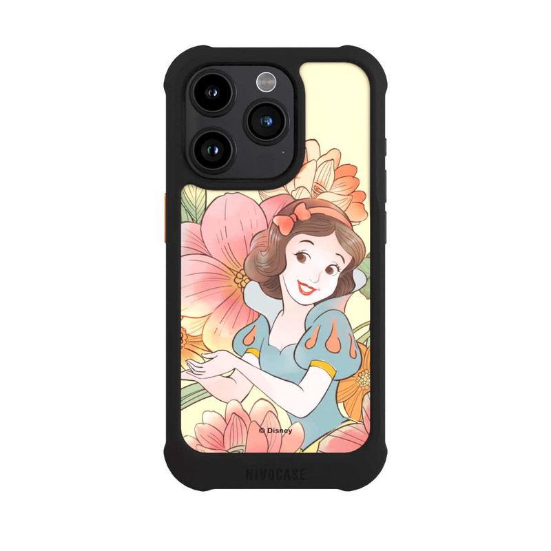 iPhone 15 Pro NIVOmax Blanche-Neige Royal Floral