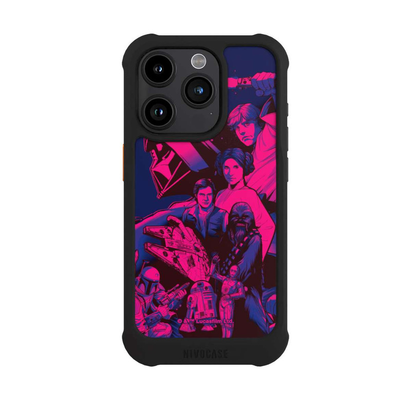 iPhone 15 Pro NIVOmax Personnages StarWars - Ultraviolet