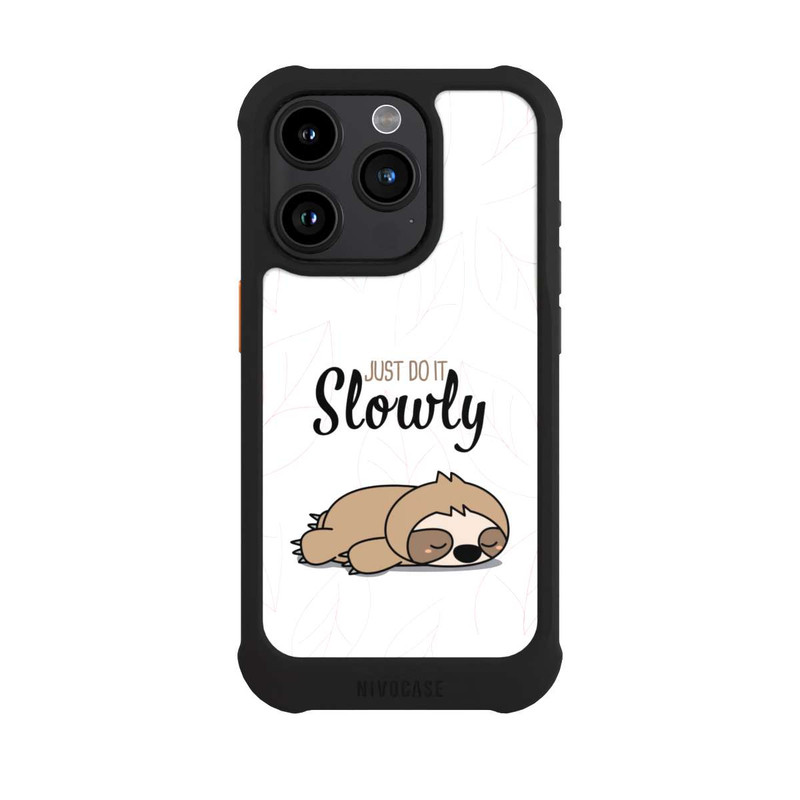 iPhone 15 Pro NIVOmax Just Do It Slowly Sloth