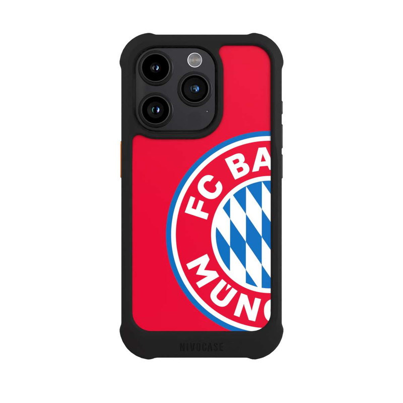 iPhone 15 Pro NIVOmax Großes FCB Logo Rot