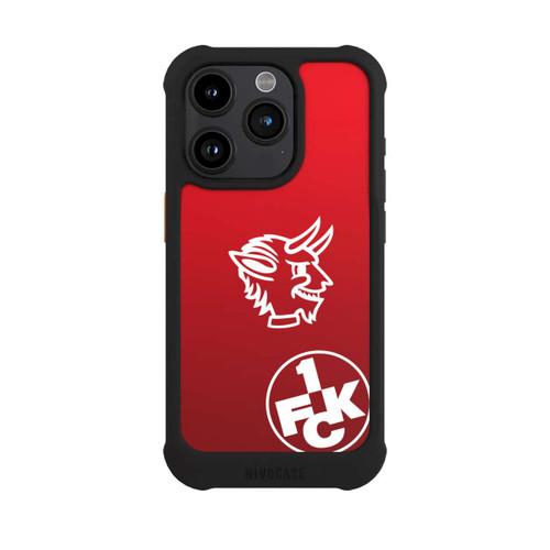 Apple iPhone 15 Pro NIVOmax Teufelskopf FCK auf Rot