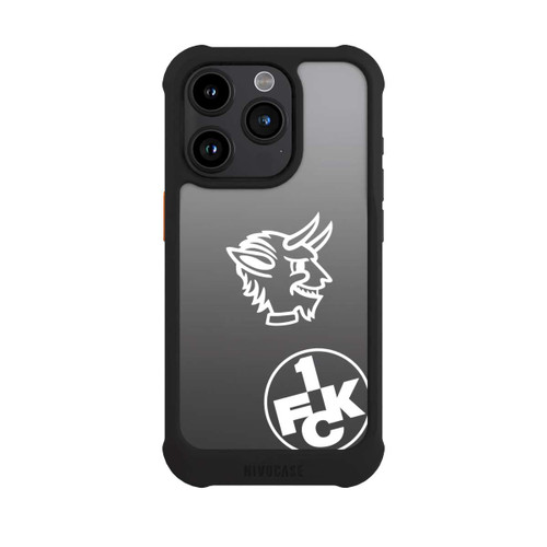 Apple iPhone 15 Pro NIVOmax Teufelskopf FCK auf Schwarz