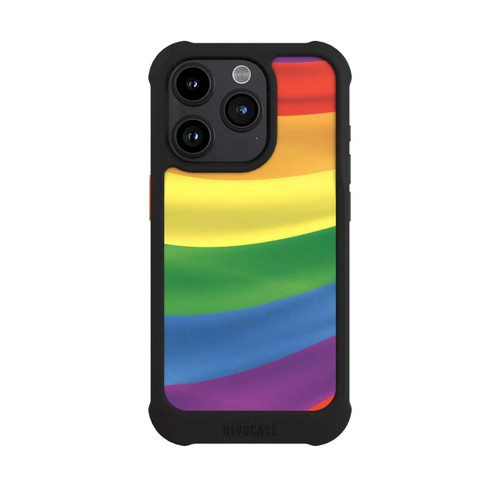 Apple iPhone 15 Pro NIVOmax Pride Flagge