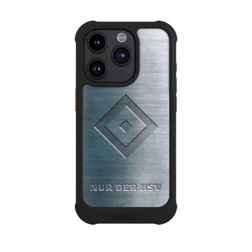Apple iPhone 15 Pro NIVOmax Nur der HSV Metalllook