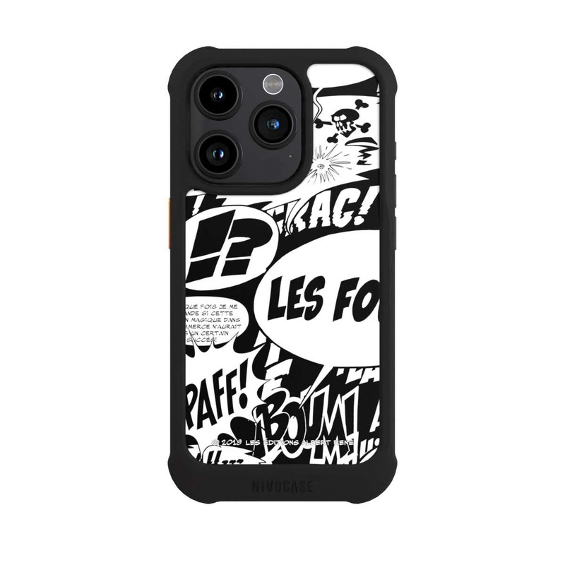 iPhone 15 Pro NIVOmax Bulles BD Astérix Noir