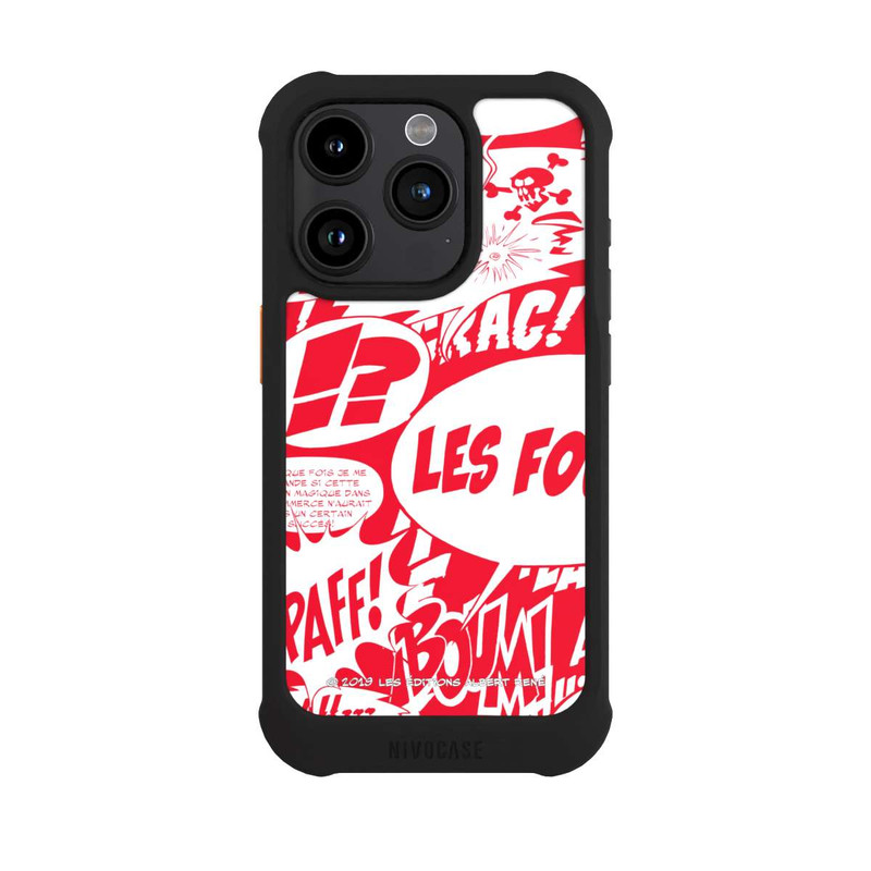 iPhone 15 Pro NIVOmax Bulles BD Astérix Rouge