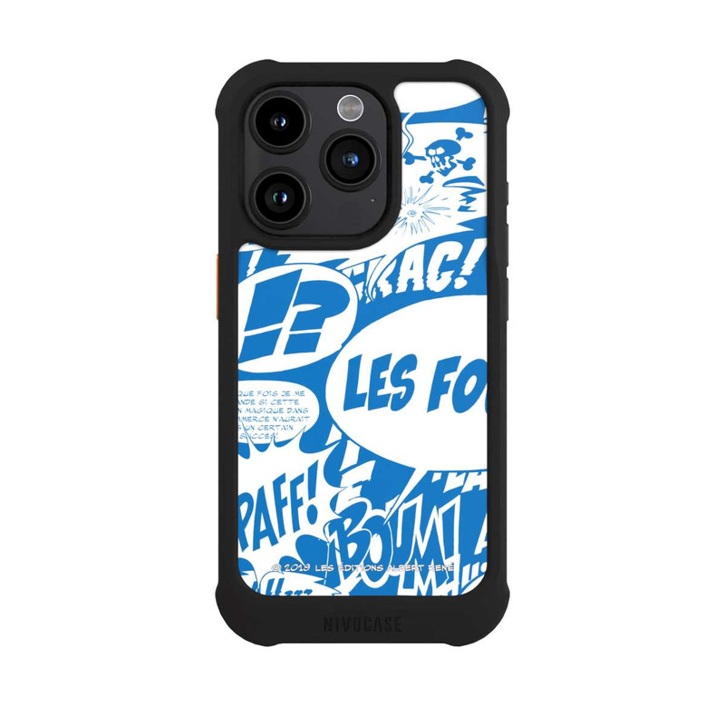 iPhone 15 Pro NIVOmax Bulles BD Astérix Bleu