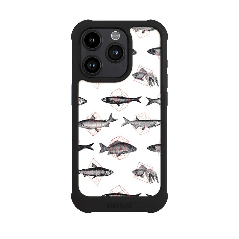 iPhone 15 Pro NIVOmax Poissons en géométrie